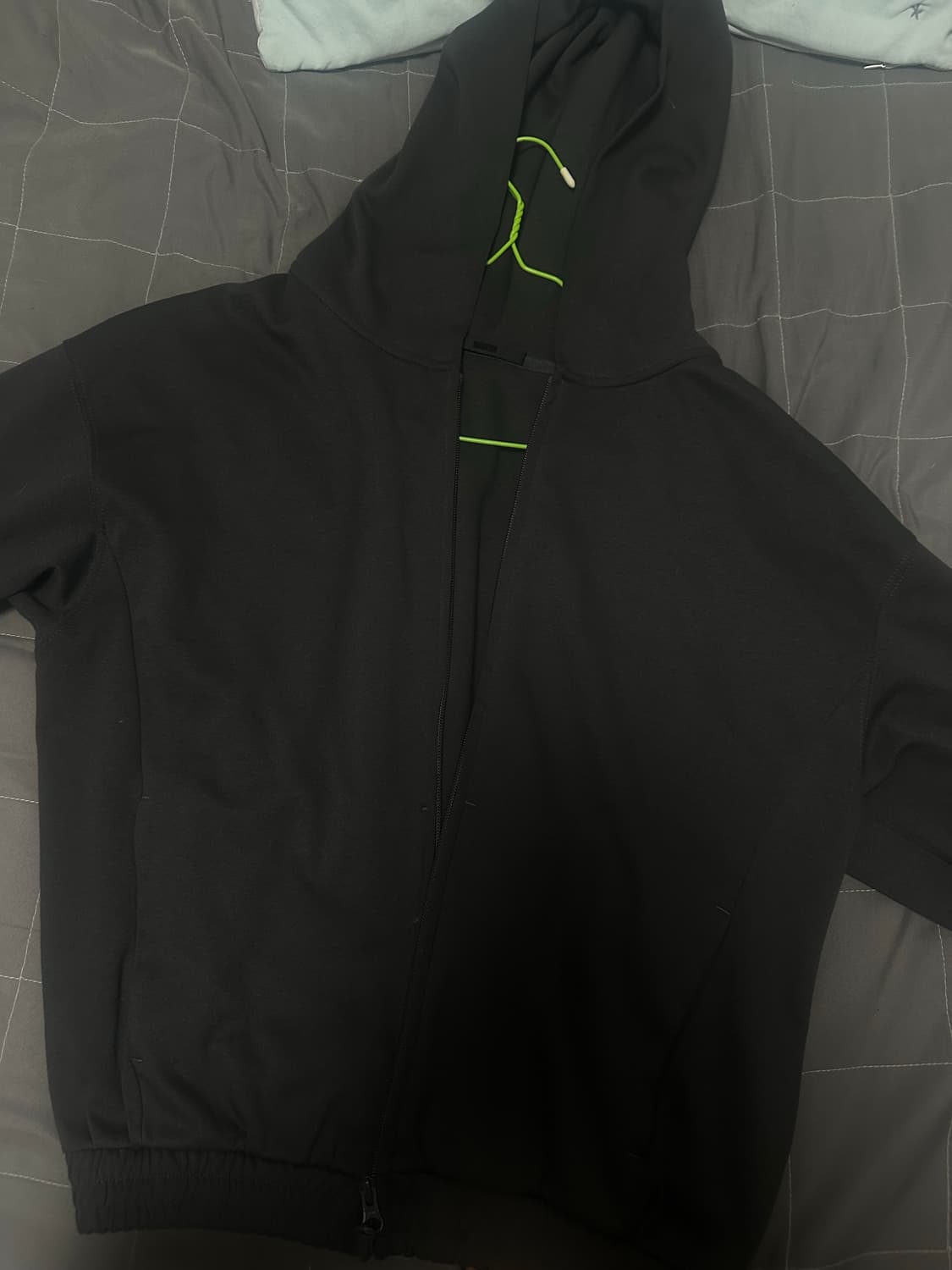 다이브인 LIGHT CROP HOOD ZIP-UP (CHARCOAL 상품이미지2