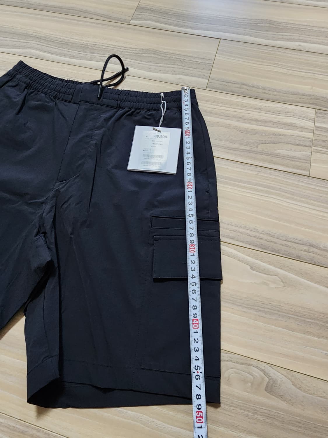 지오지아나일론우븐스판반바지쇼츠블랙 상품이미지6