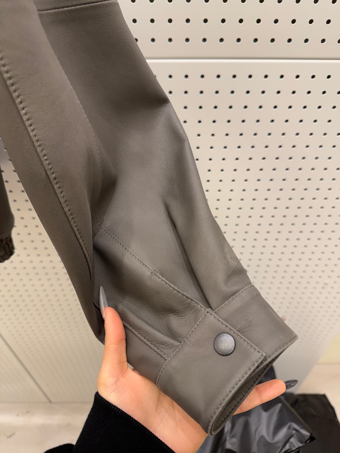 I AM I 레더 블루종 자켓 U1004 상품이미지4