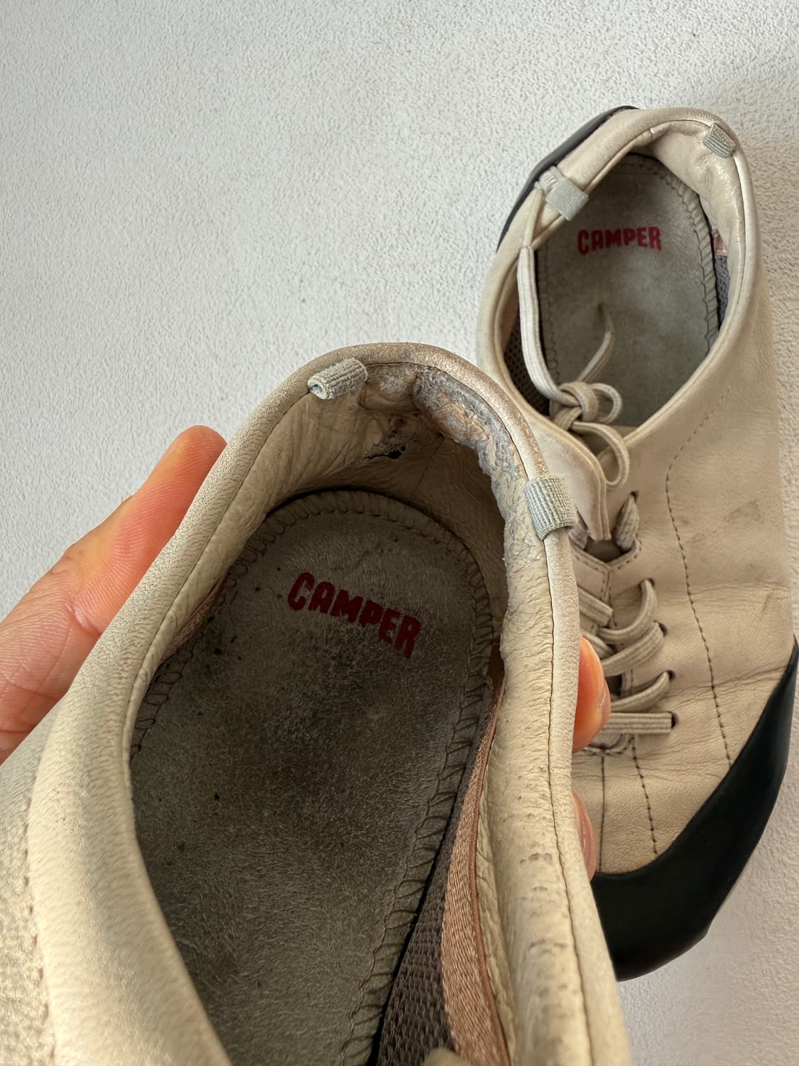 [약 230]캠퍼(CAMPER) 레더 스니커즈 상품이미지6