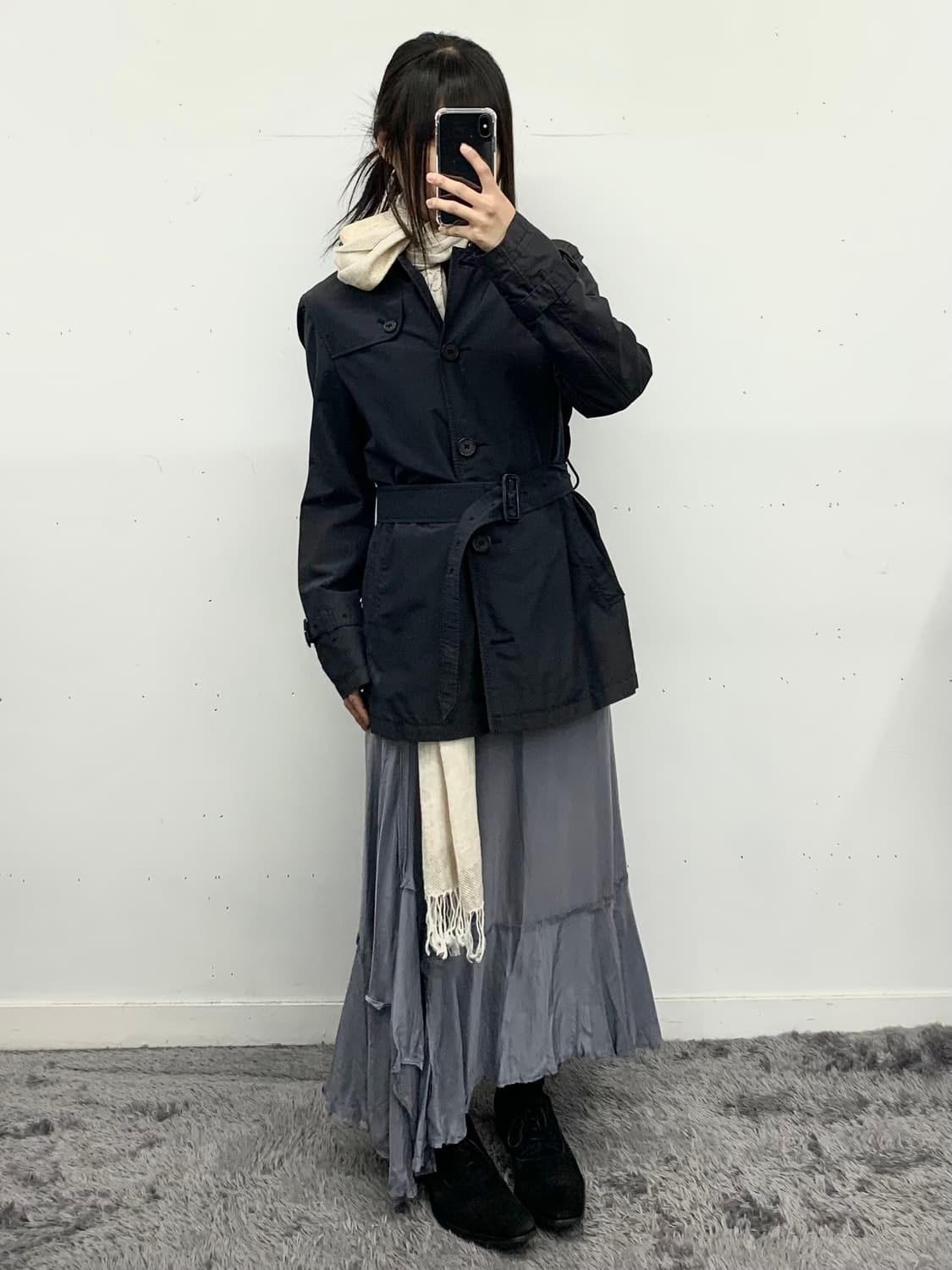 랑방 shift long sk 상품이미지5