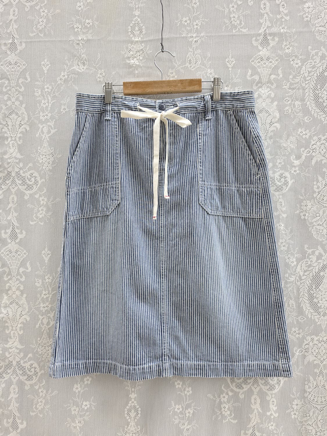 딥 블루 히코리 스커트 (made in japan) 상품이미지1