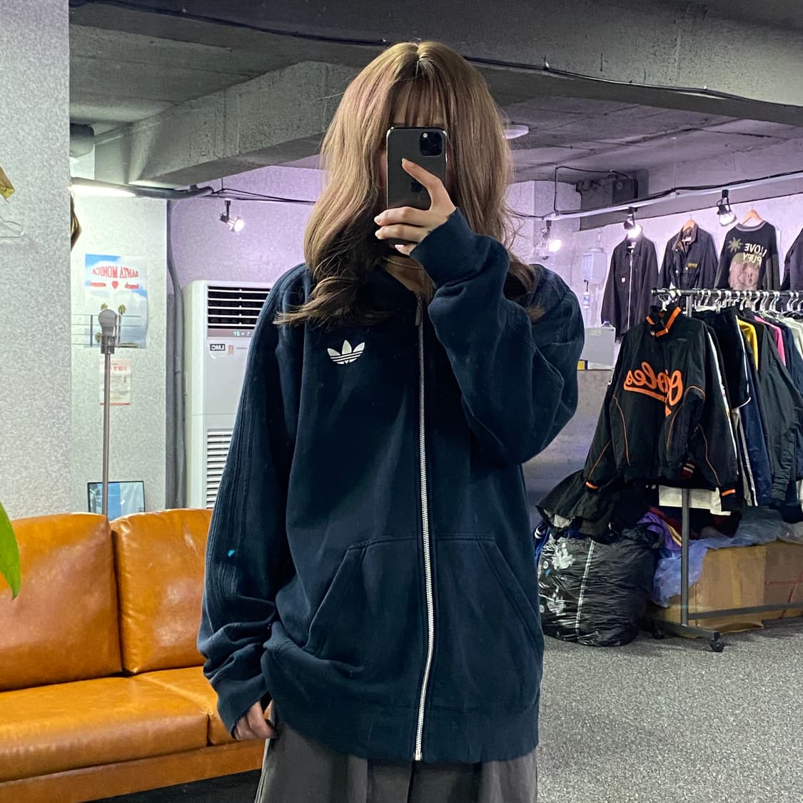 아디다스 파이어버드 네이비 후드 집업 B2568 상품이미지1