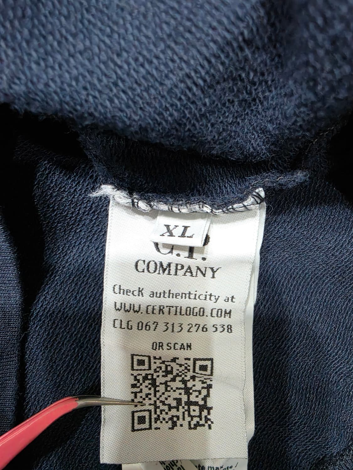 CP 컴퍼니 렌즈 와펜 포켓 크루넥 슬리브 긴팔티 XL 상품이미지7