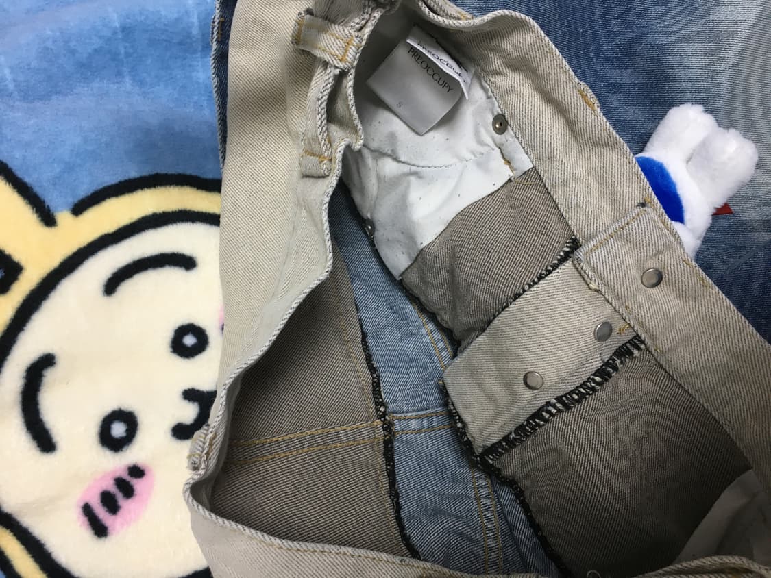 Preoccupy 프리아큐파이 double layered denim 상품이미지7