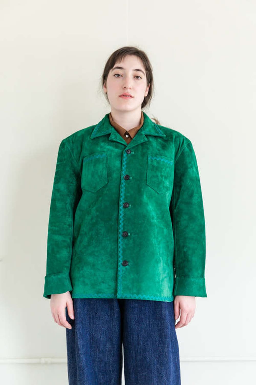 BODE — Suede Rickrack Workshirt 상품이미지3