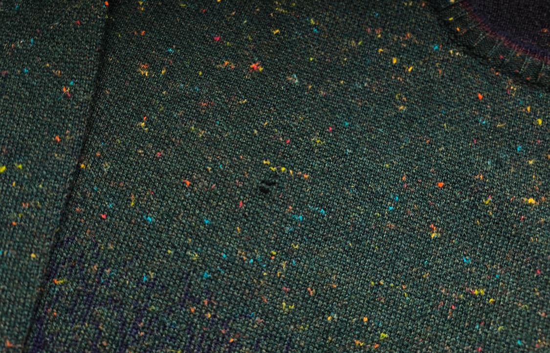 빈티지 퓨어울 자수 니트 L , Made In Italy 이태리 상품이미지6