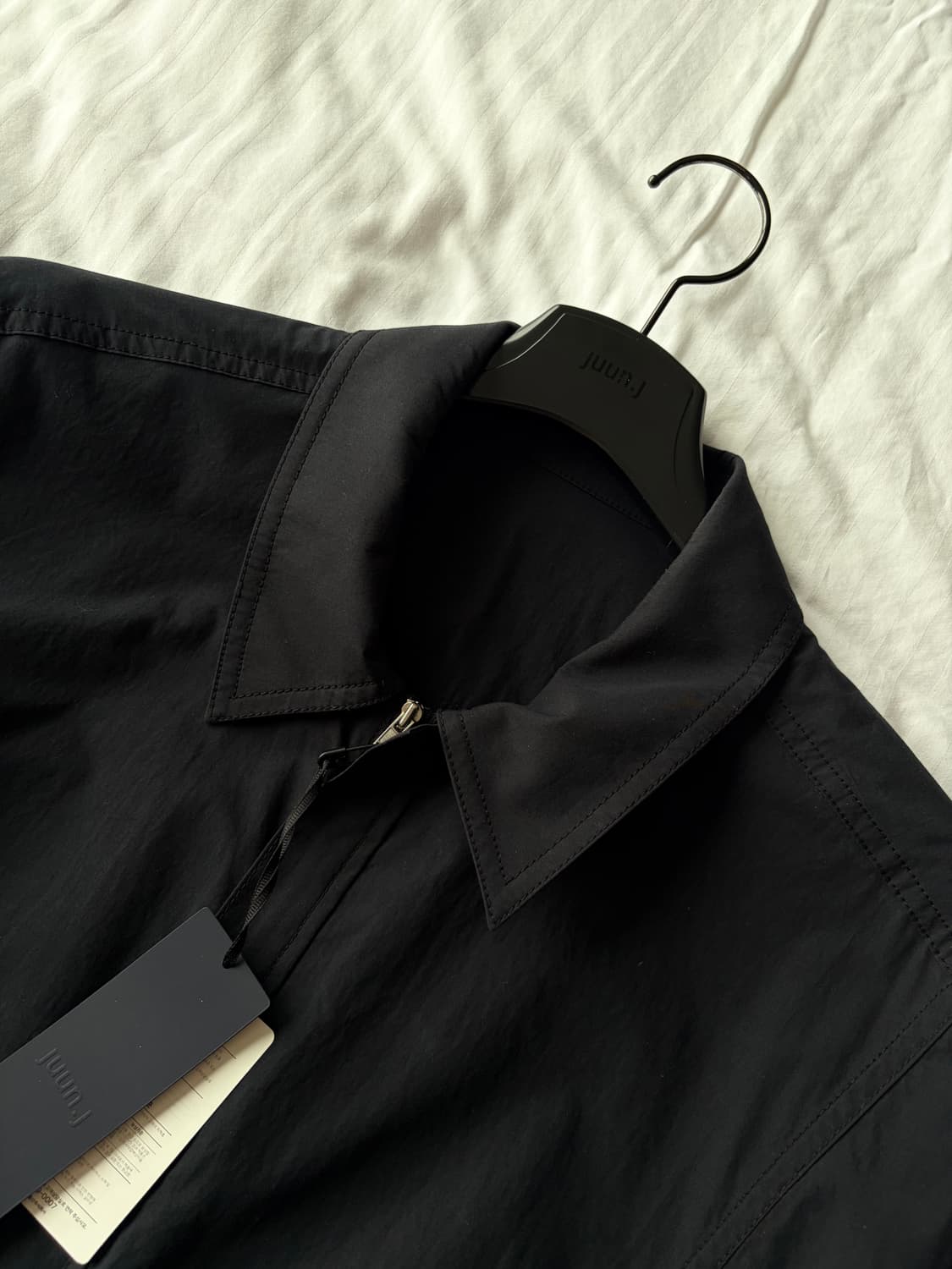 [50] 22ss 준지 코치 집업 셔츠 블랙 상품이미지3