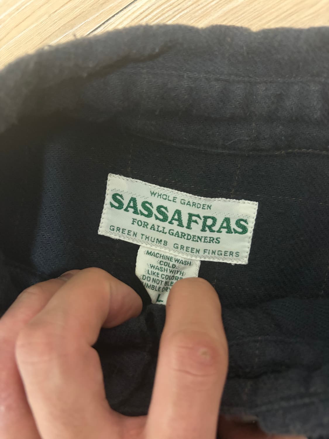 sassafras 가드너 셔츠 L사이즈 상품이미지4