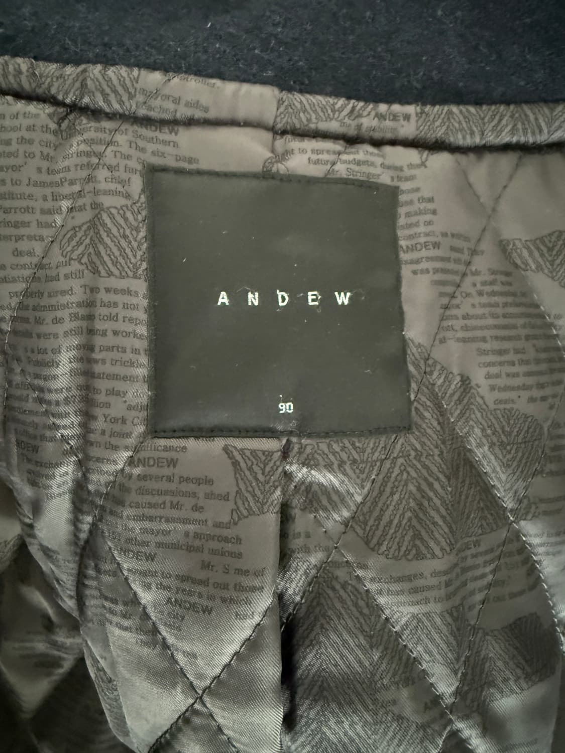 ANDEW 울 더플 코트(네이비) 상품이미지8