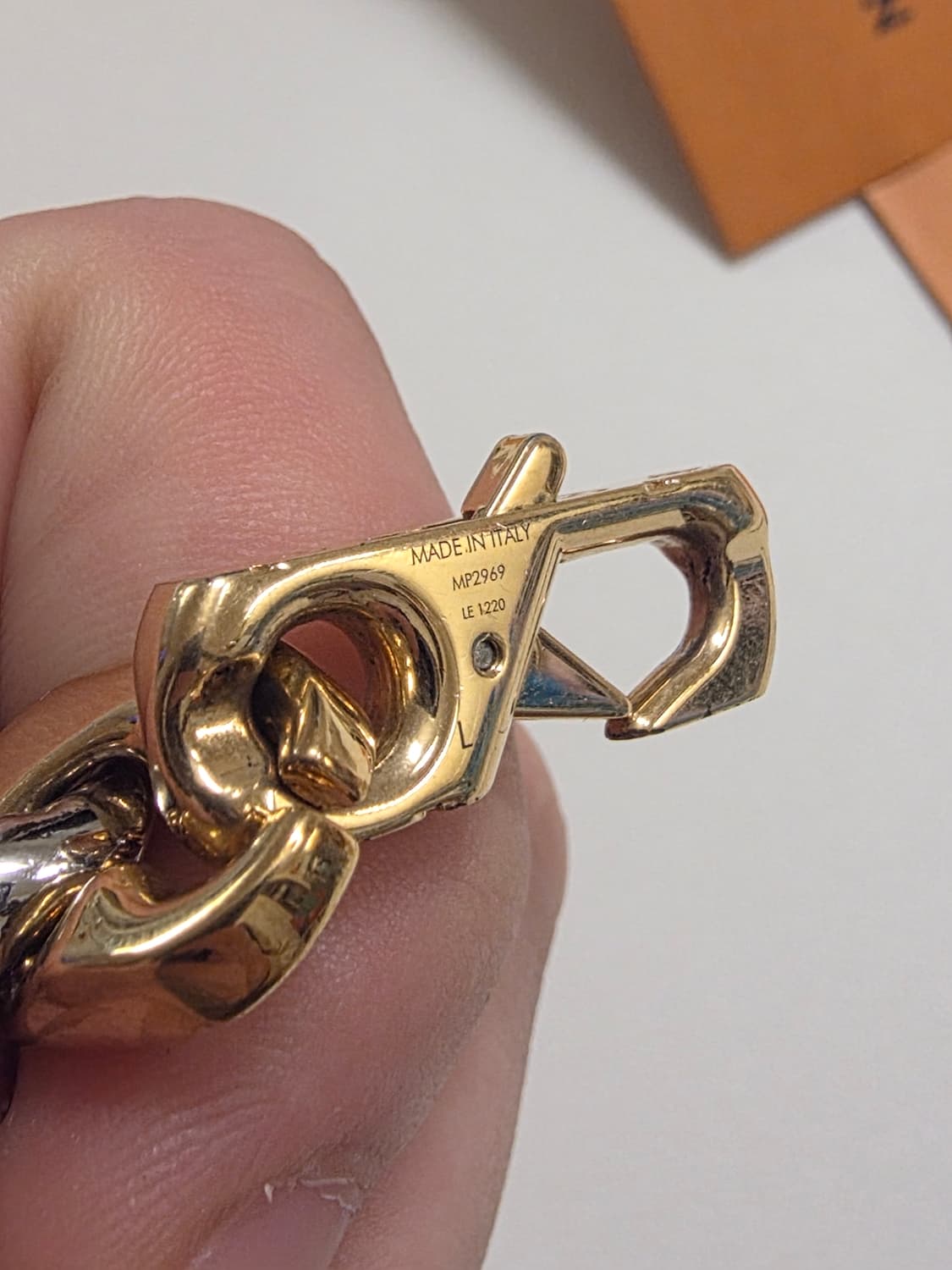 [한정판] 루이비통 모노그램 믹스드 체인 팔찌 L사이즈  상품이미지8