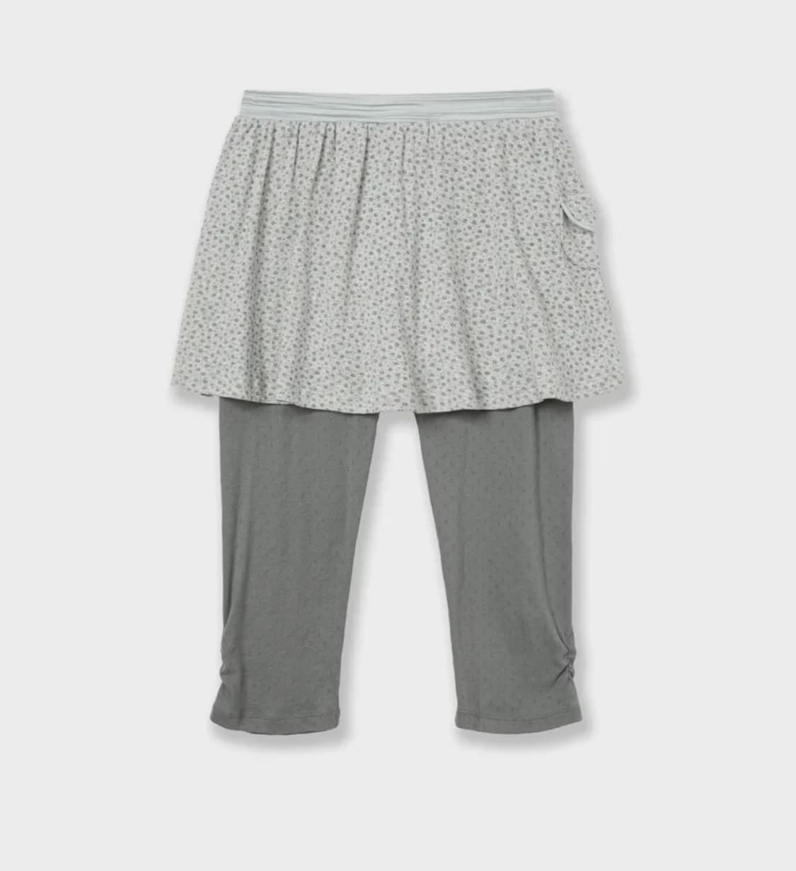 FLOWER SKIRT LEGGINGS [GREY] 상품이미지1