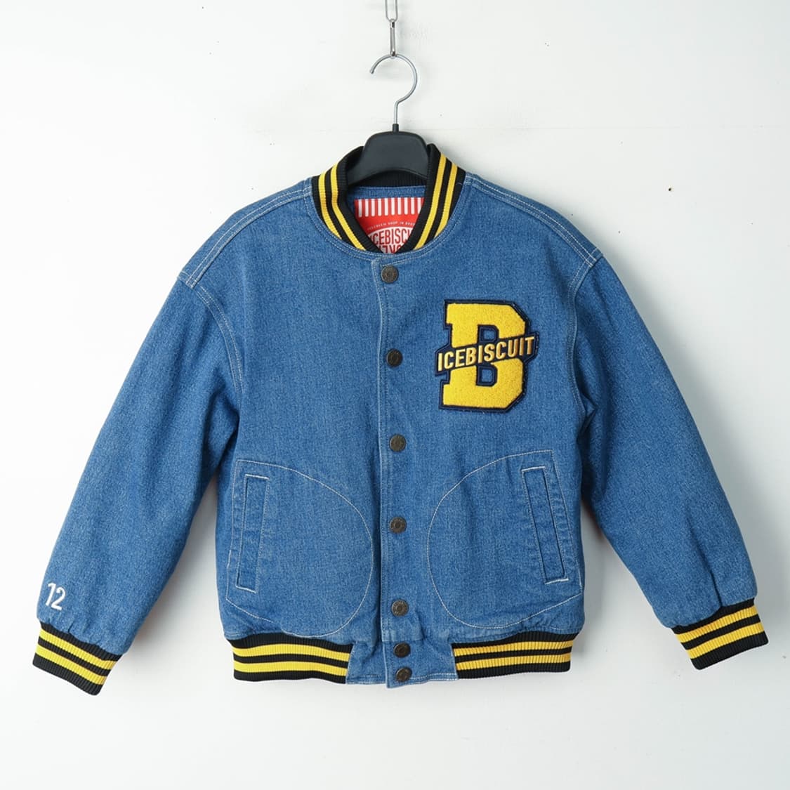 145/키즈 아이스비스킷 데님 야구 점퍼 상품이미지1