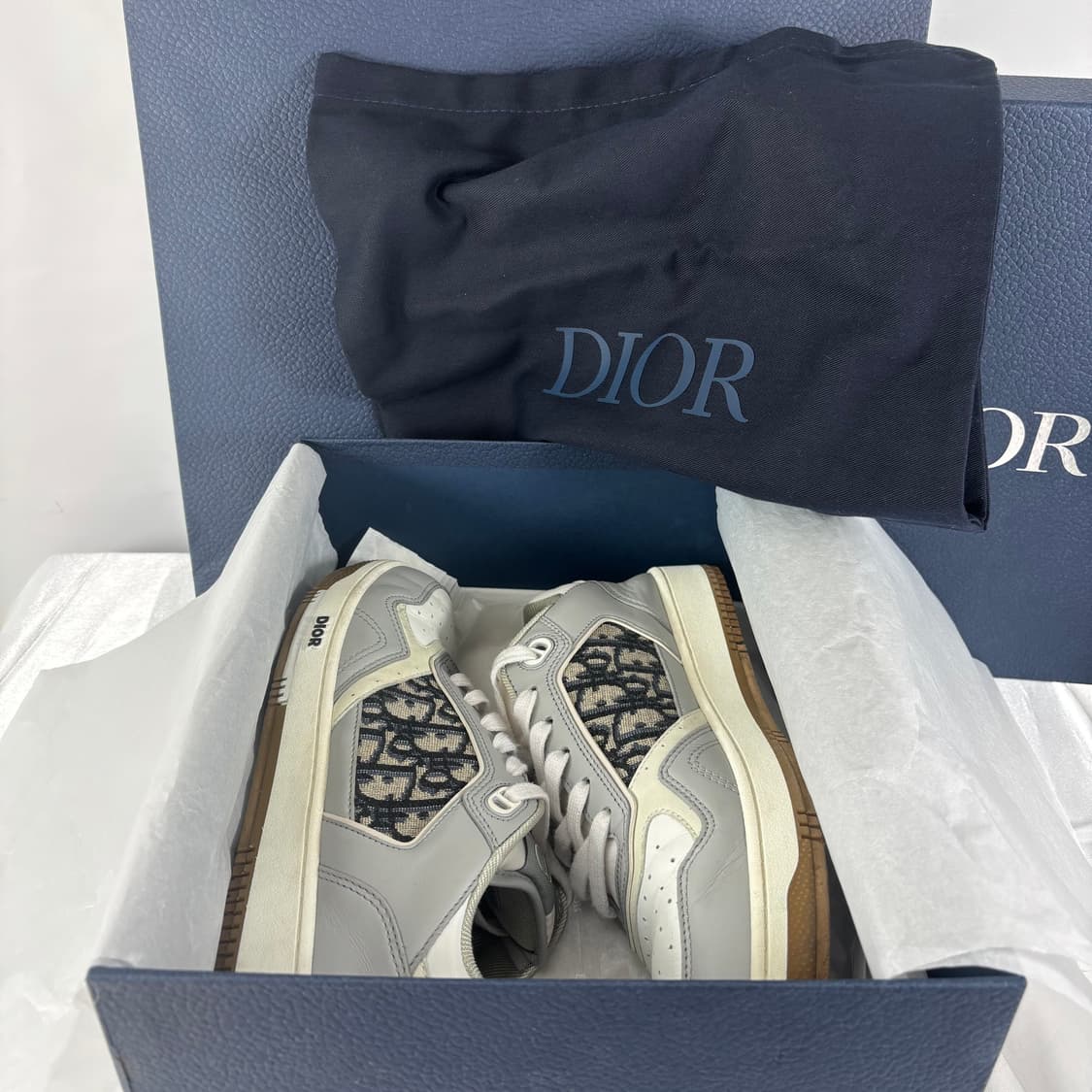 (풀박스,42)디올 B27 오블리크 로우탑 스니커즈 상품이미지10