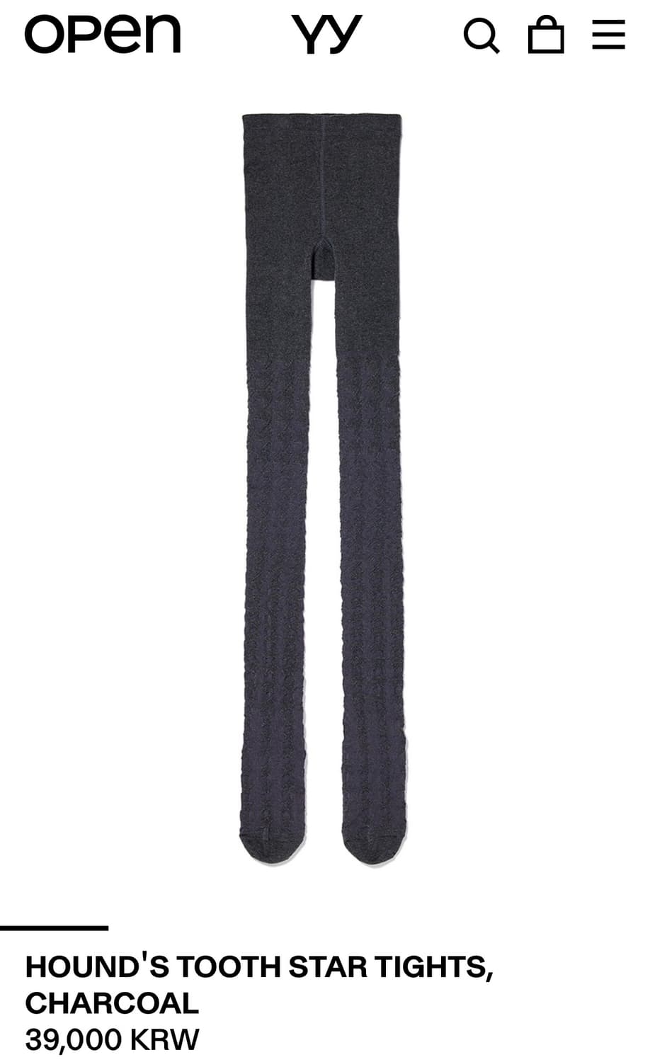 OPENYY 오픈와이와이 HOUND'S TOOTH STAR TIGHTS 상품이미지1