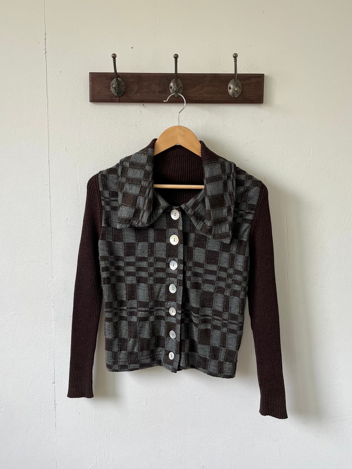 GIPSY BLUE 오버 카라 가디건 상품이미지1