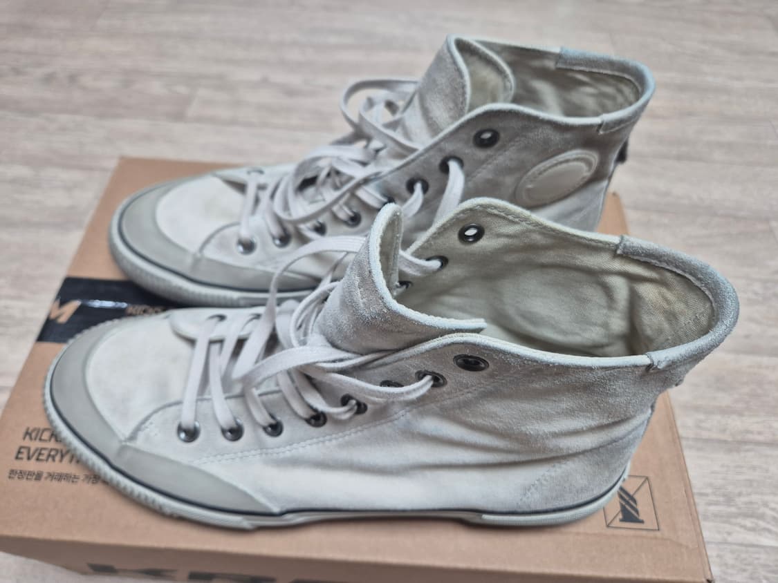 올세인츠 듀몬트 하이탑 화이트 43 상품이미지3