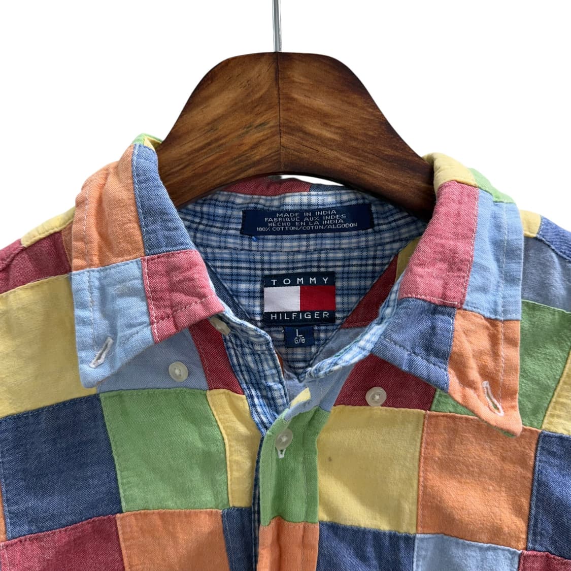 [L] 타미힐피거 패치워크 반팔 셔츠 상품이미지5