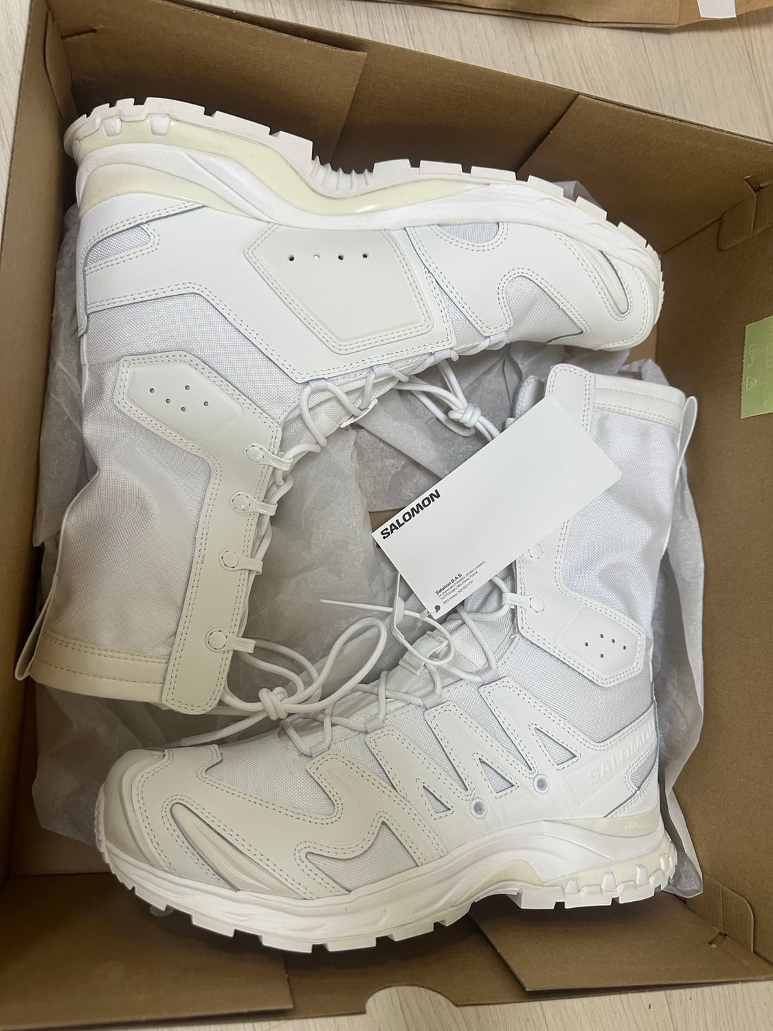 (275) 리에르 살로몬 xa 정글부츠 화이트 상품이미지1