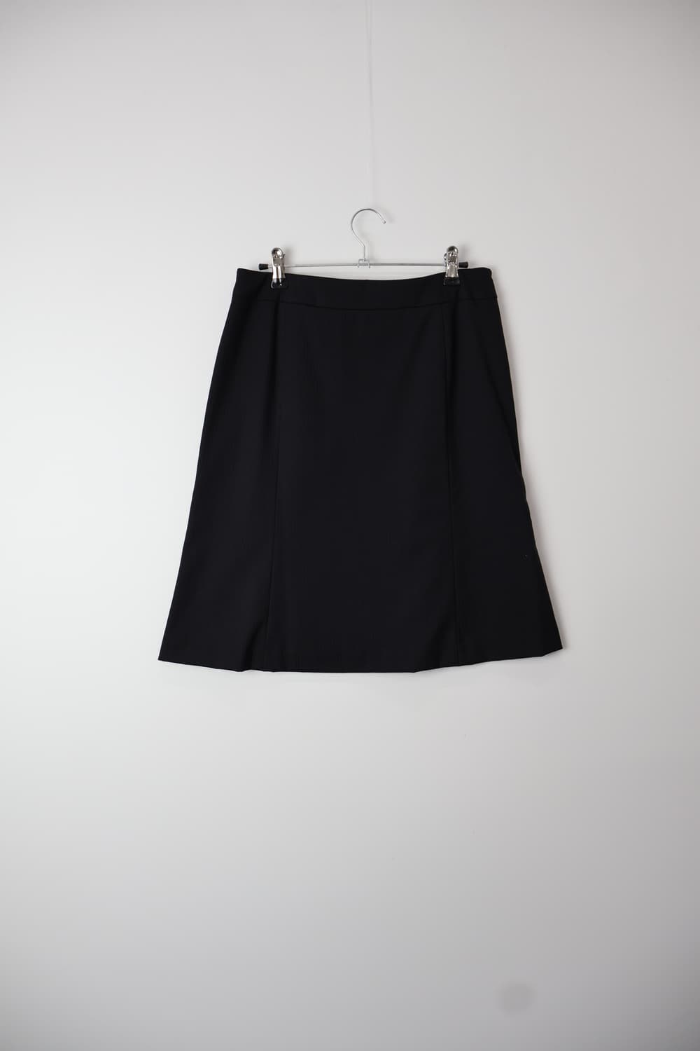Jpn Black Striped Wool Mini Skirts 상품이미지5
