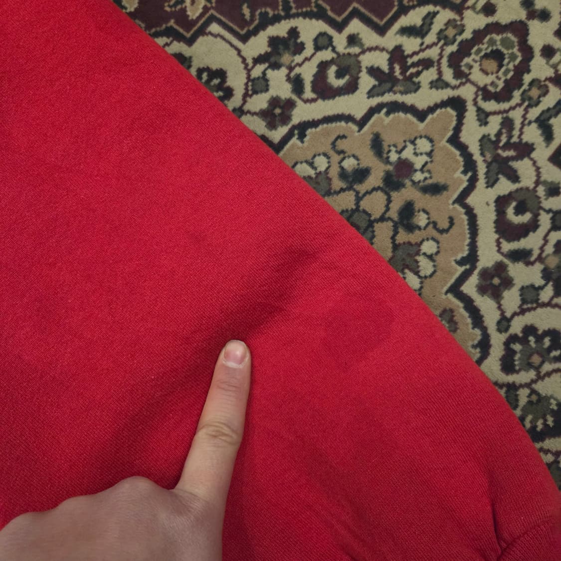 90s 빈티지 러셀 스웻셔츠 레드 XXL 상품이미지6