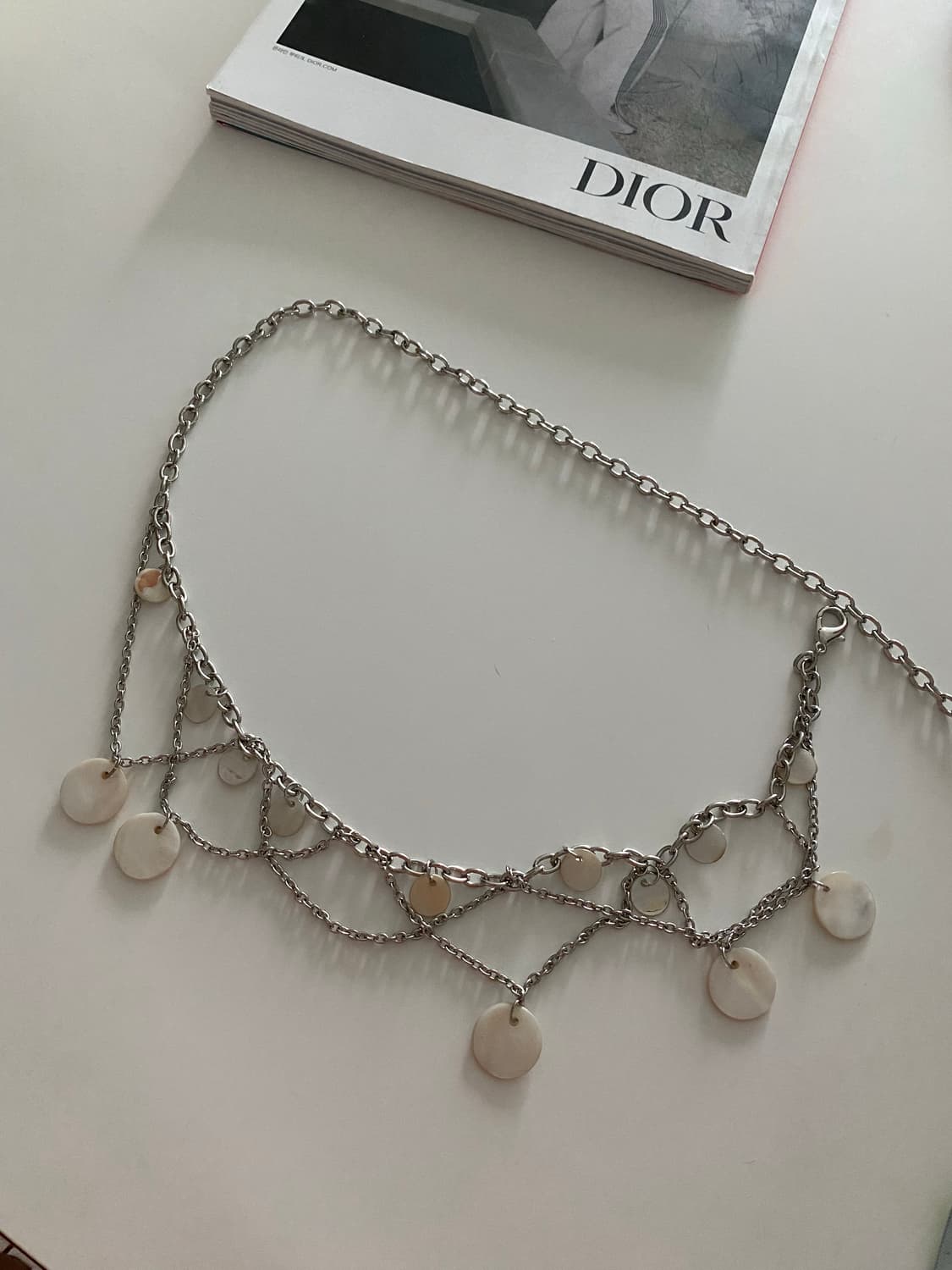 자개 허리 벨트 체인 y2k 빈티지 무드 에 상품이미지3