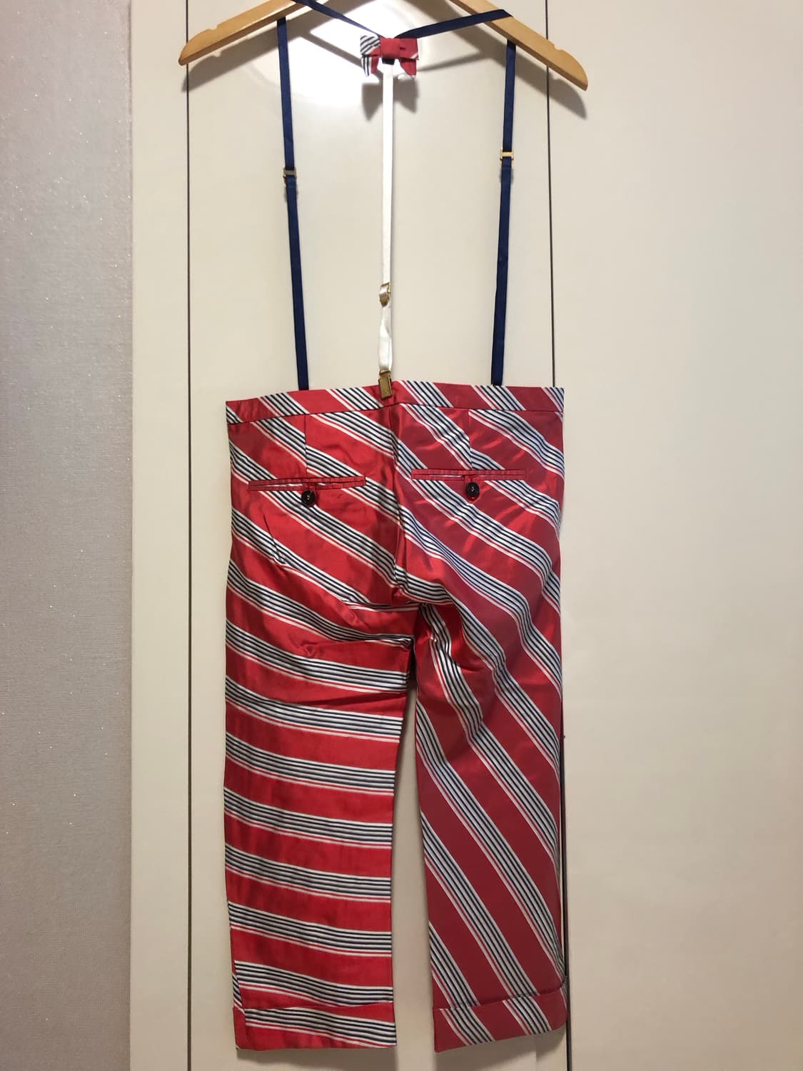 디스퀘어드2 서스펜더(멜빵) 실크 크롭팬츠 상품이미지3