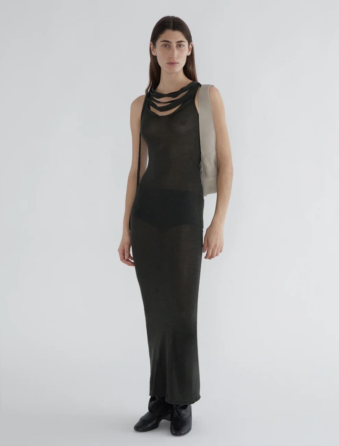 [XS,S]팔로마울 Oliveti 원피스/카키 상품이미지3