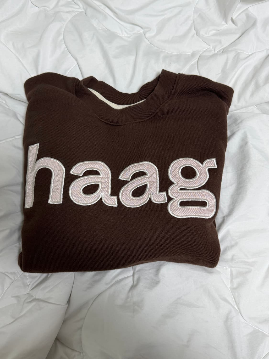 헤이그 벌스데이 스웻셔츠 브라운 맨투맨 상품이미지2