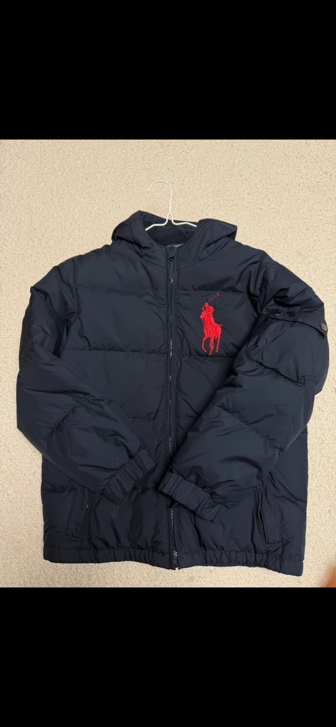 폴로 빅포니 패딩 키즈 L(14~16) (네고 많이 가능) 상품이미지1