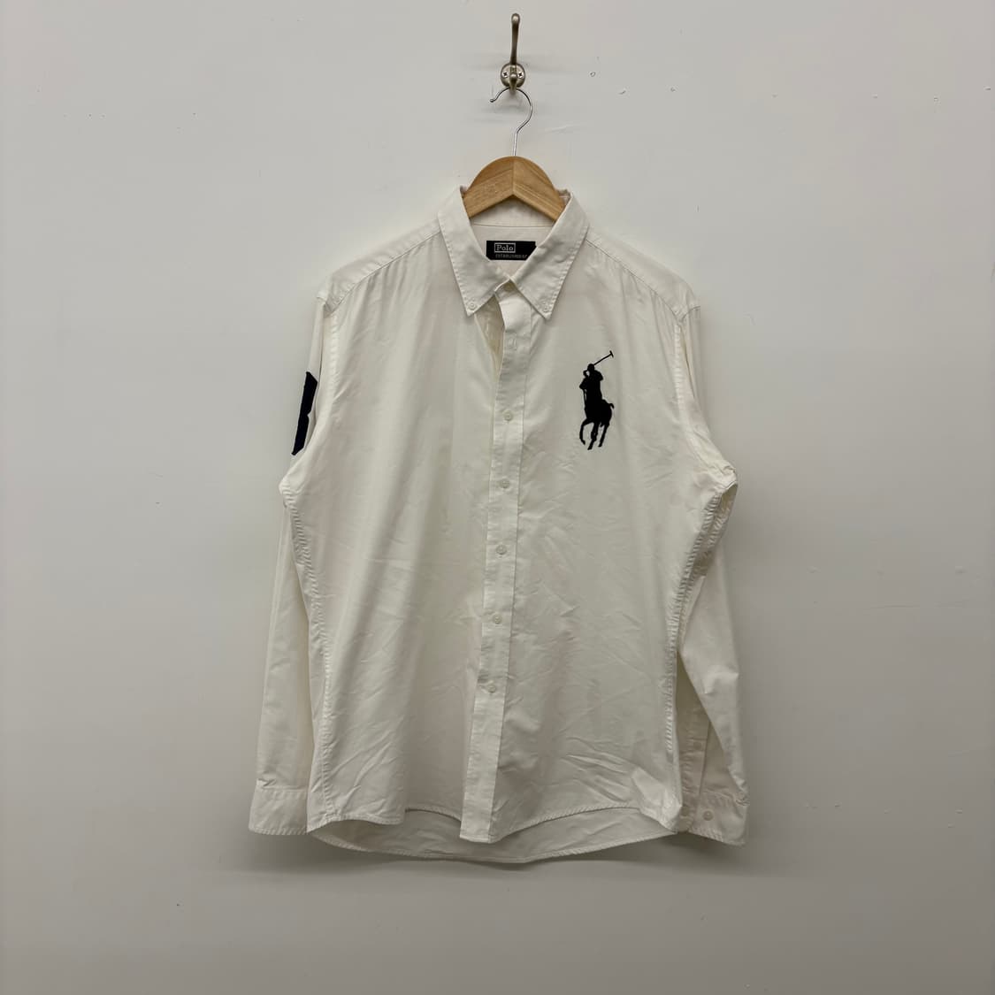 폴로 랄프로렌 빅포니 화이트 셔츠 여/XL 상품이미지1