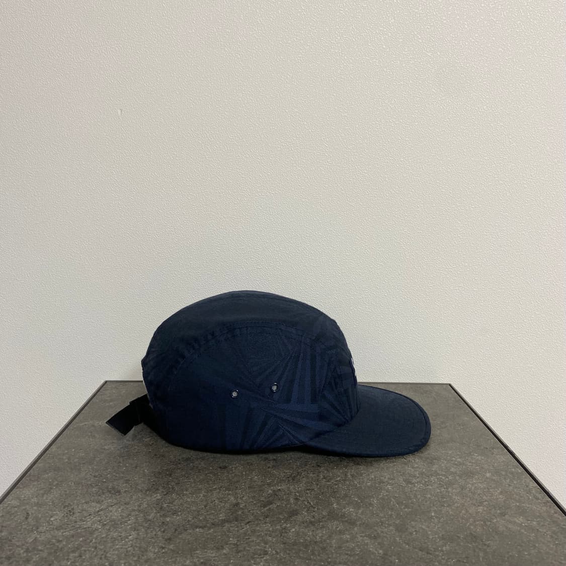 슈프림 자카드 네이비 박스로고 캠프캡 모자 상품이미지3