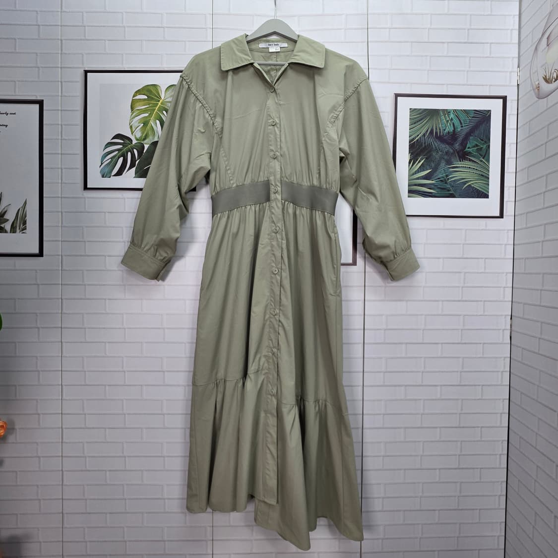 쥬시쥬디 카기색 롱원피스 드레스 85사이즈 상품이미지1