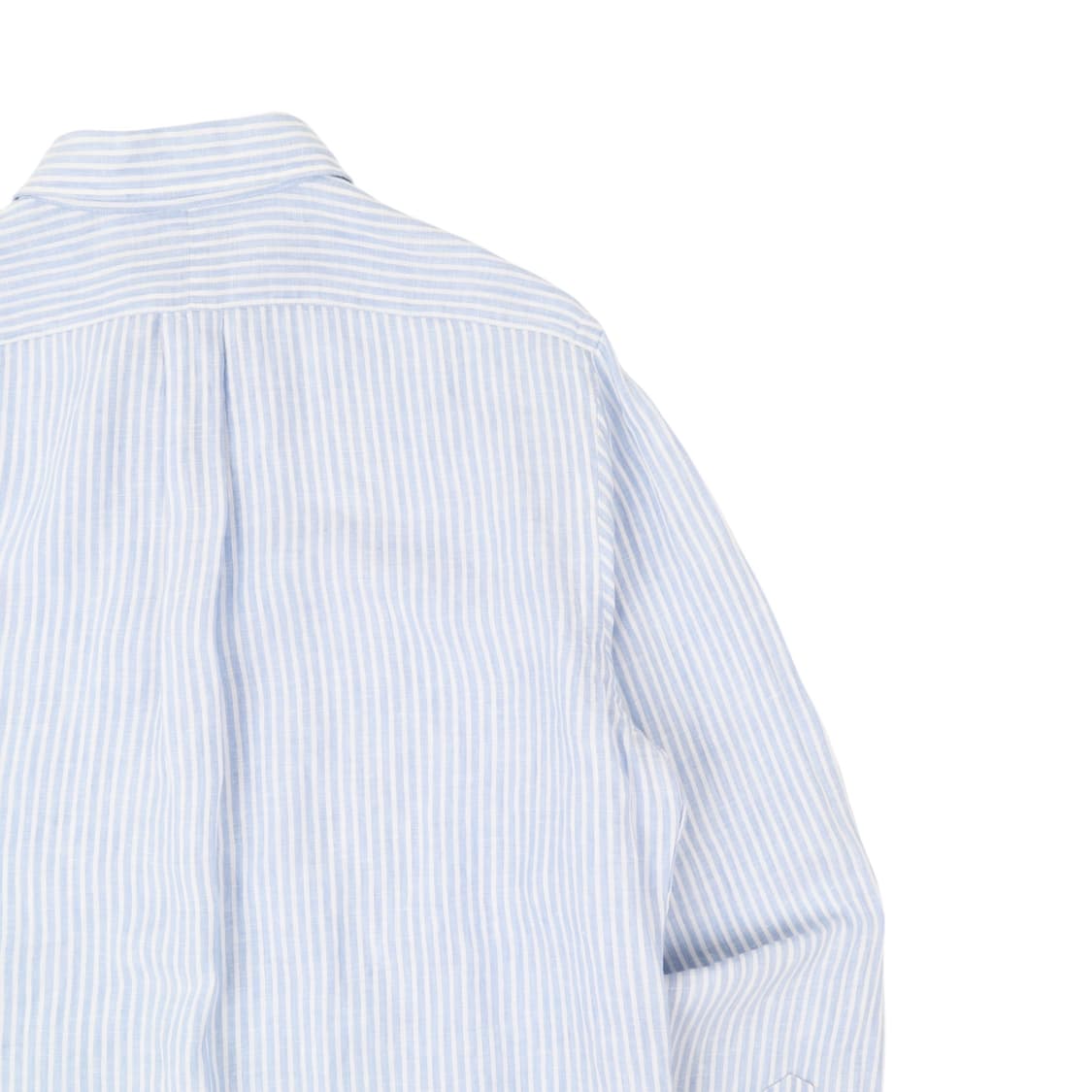 폴로 랄프로렌 qr 린넨 블루 스트라이프 클래식핏 셔츠 상품이미지6