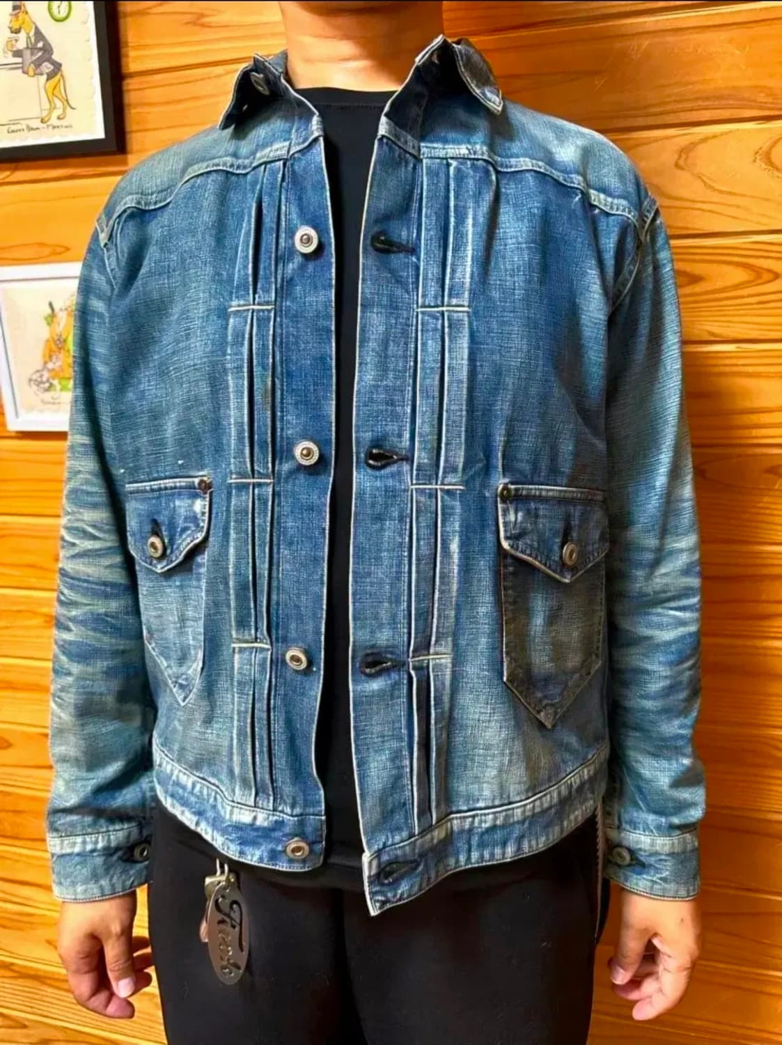 올드조 40s 타입1 데님 자켓 상품이미지10