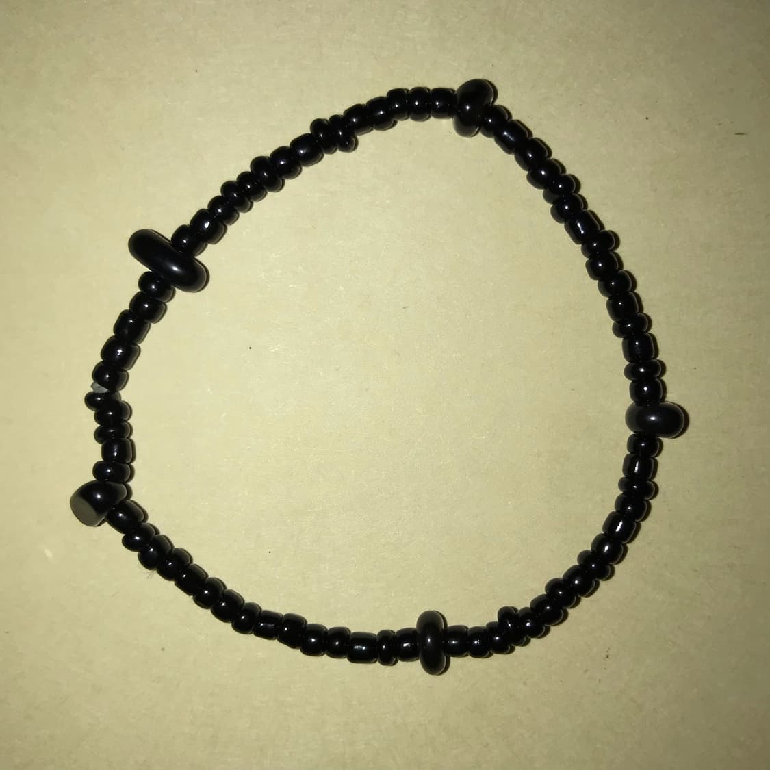 블랙 오닉스 원석 포인트 비즈 팔찌 상품이미지2