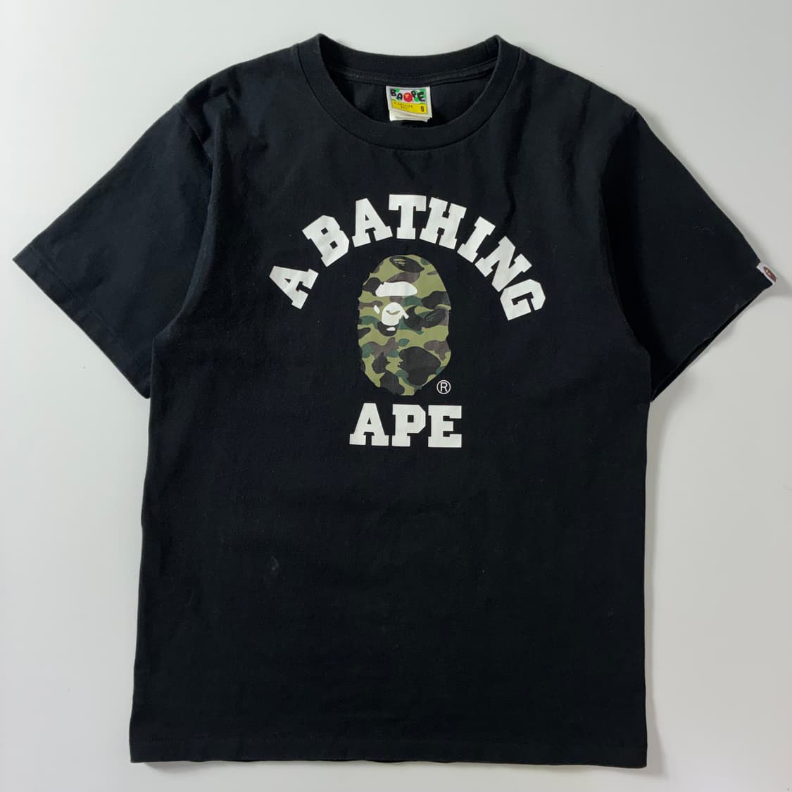 Bape  베이프 카모컬리지 블랙 반팔 티셔츠  상품이미지2