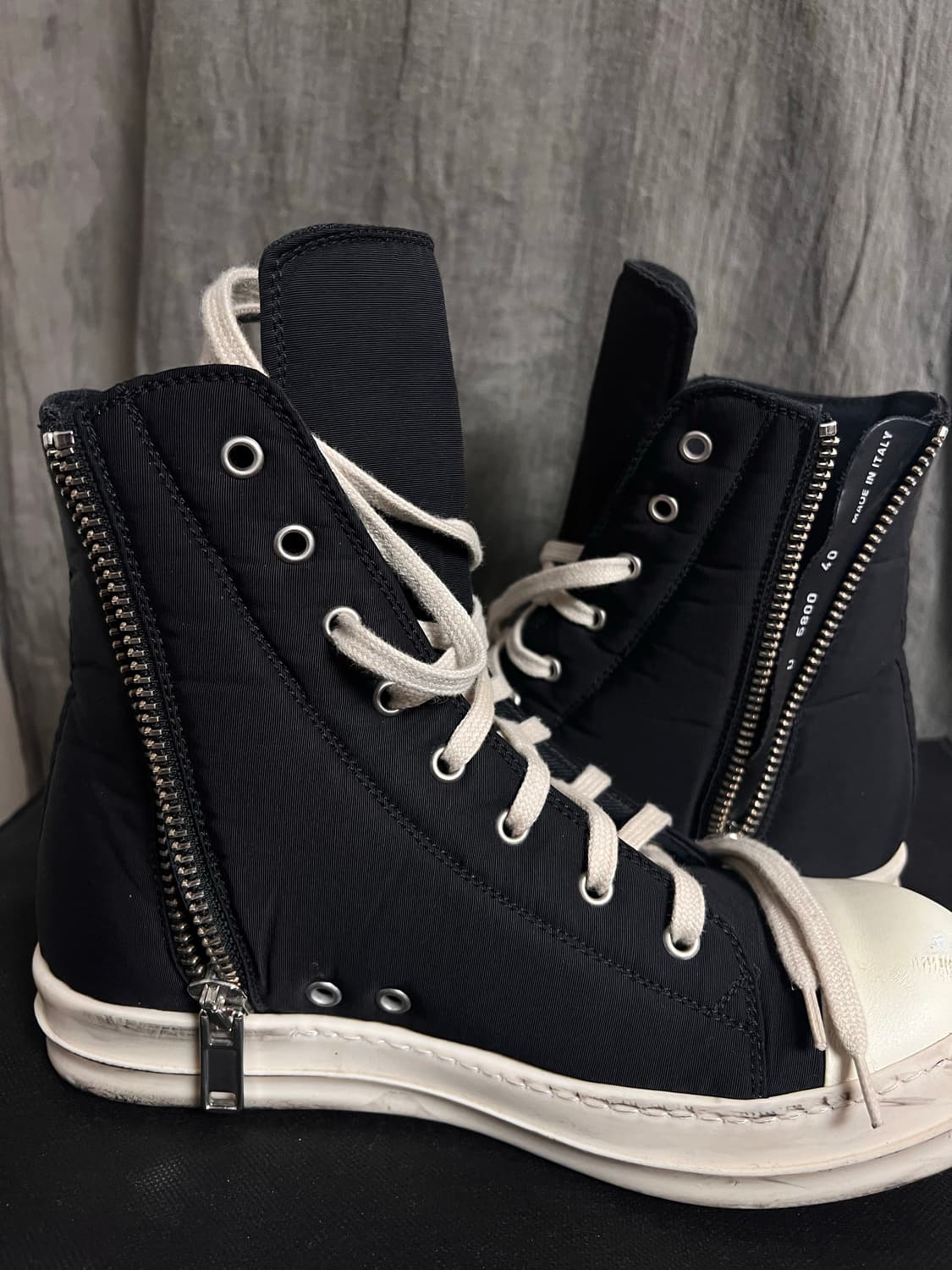 릭오웬스 다크쉐도우 라몬즈 하이 40 상품이미지2