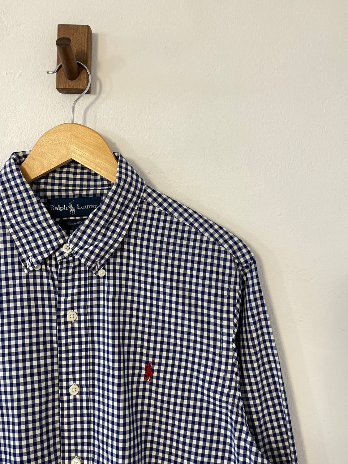 폴로 커스텀핏 체크 셔츠  상품이미지5