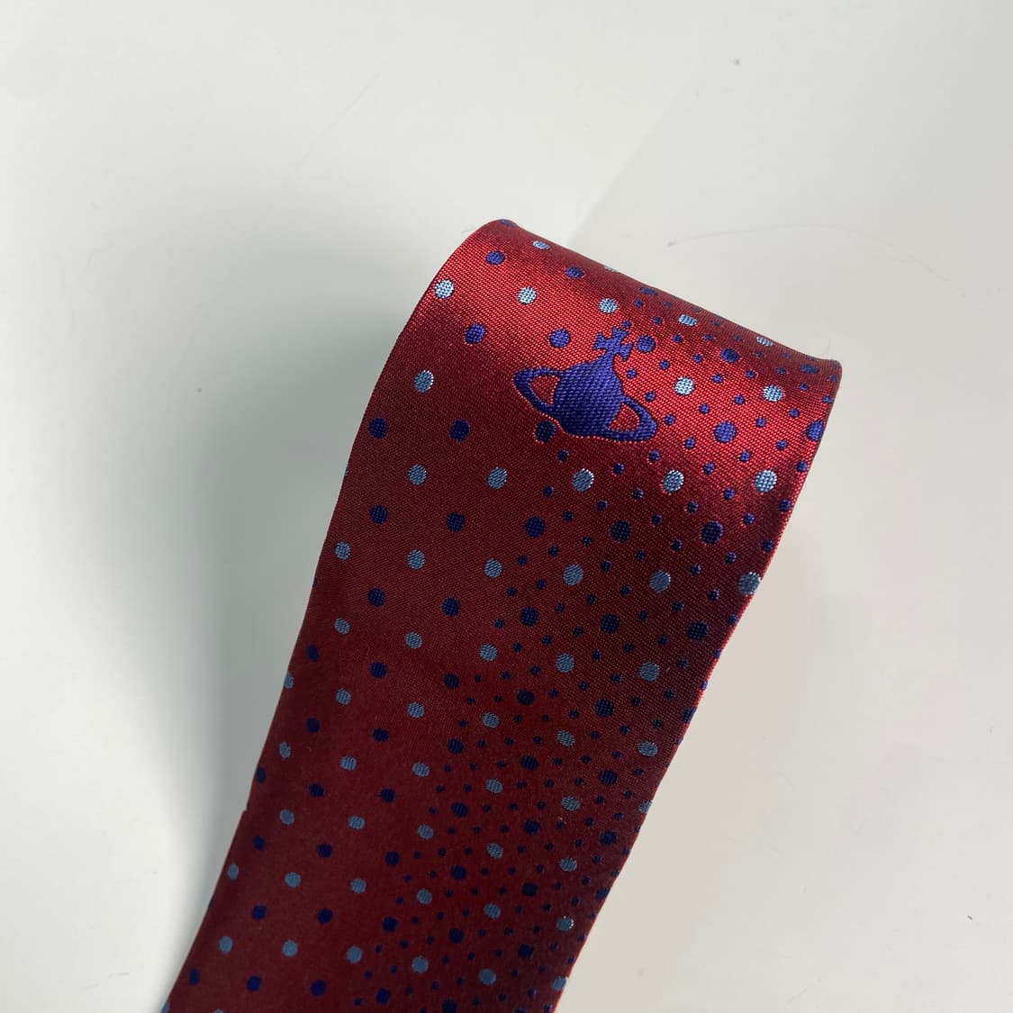 비비안웨스트우드 정품 명품 우주선로고넥타이(Vivienne) 상품이미지2