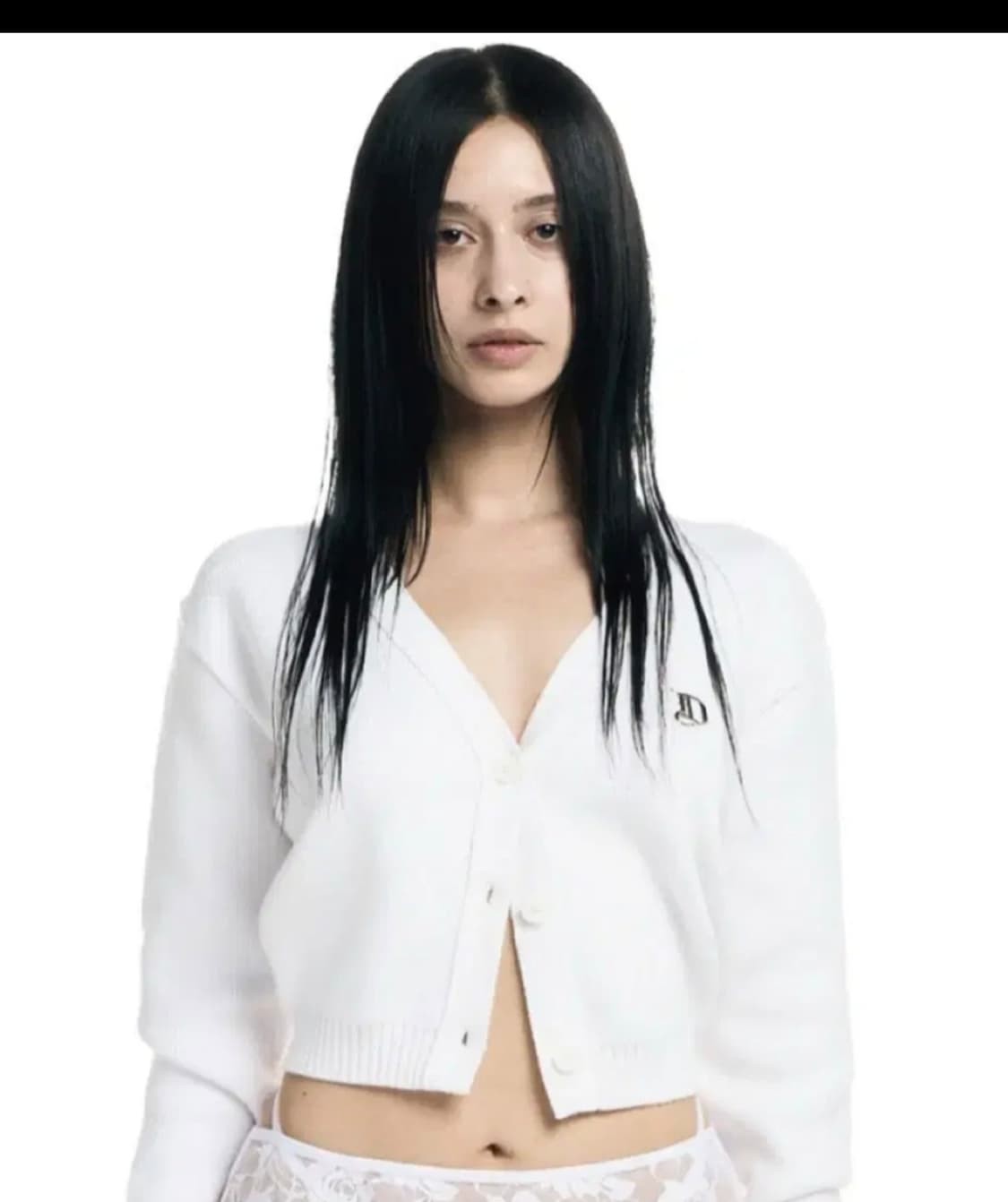 (새제품) 오도어 본 가디건 화이트 상품이미지1