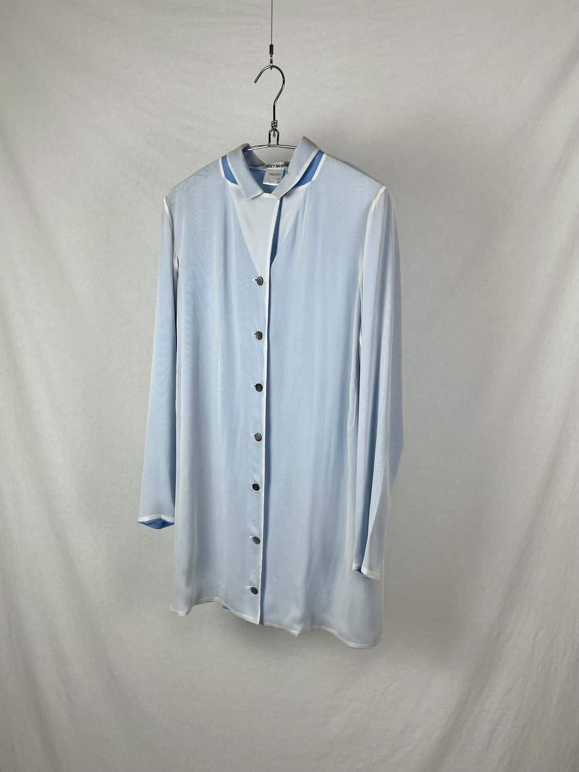 Issey Miyake 큐프라 원단 롱 셔츠 상품이미지2