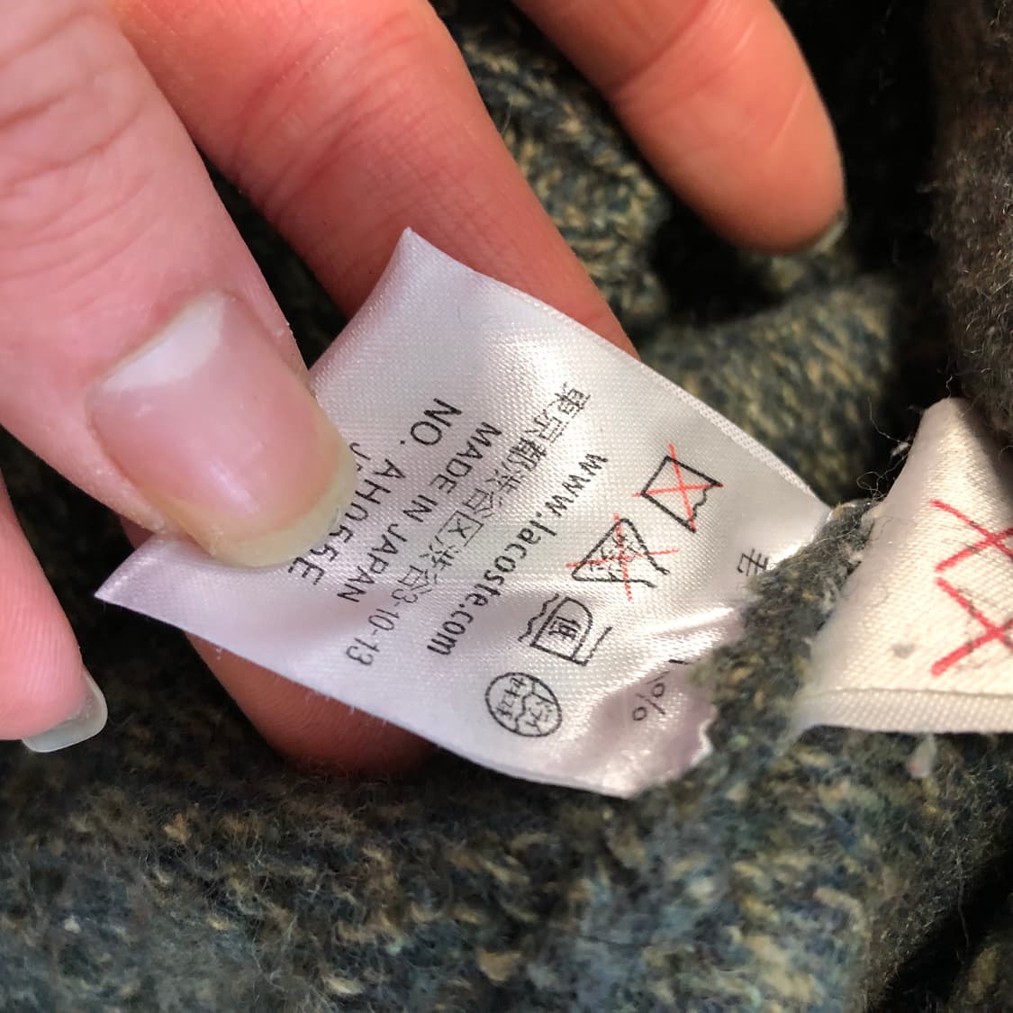 라코스테 울 니트 상품이미지5