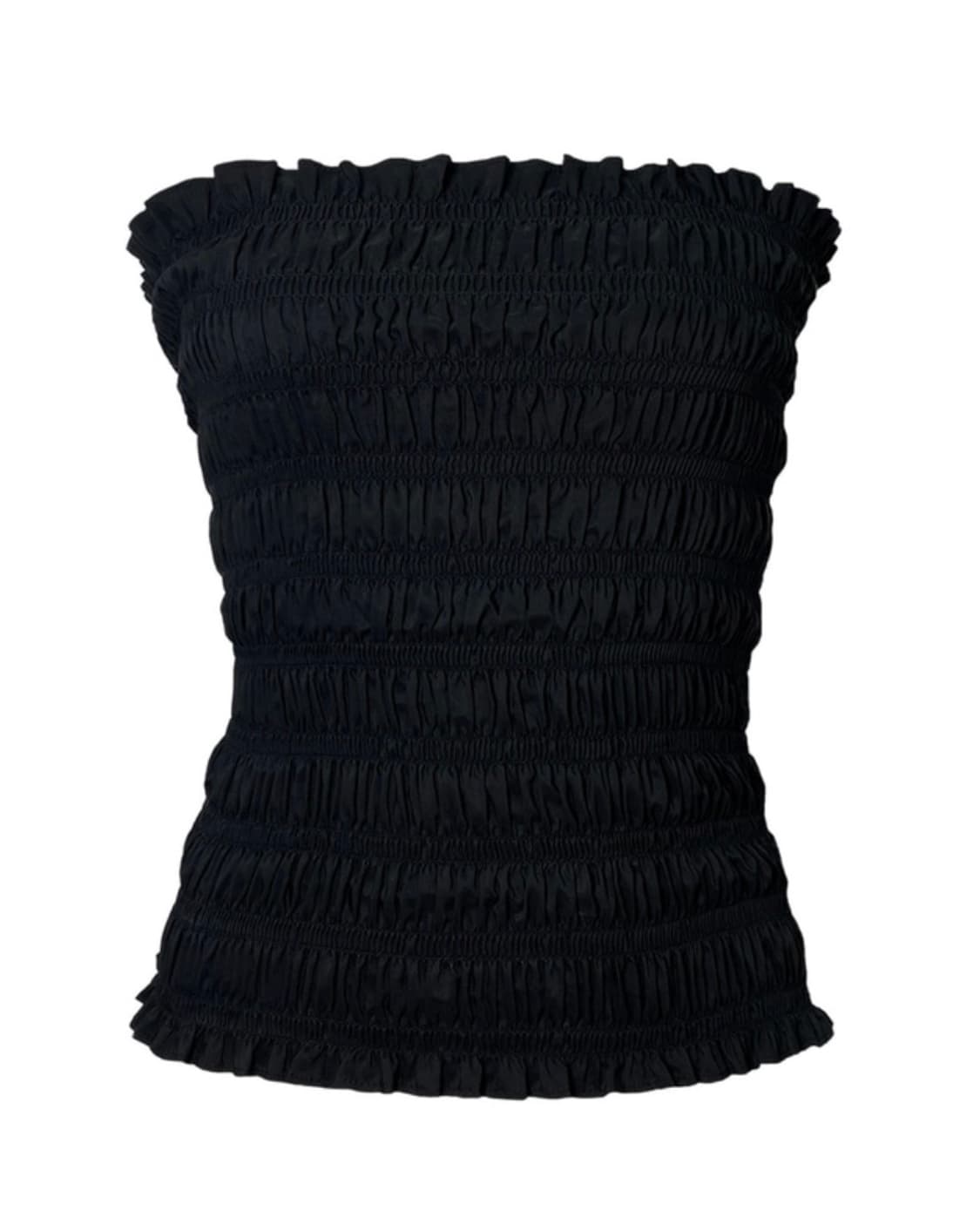 (미착용) 투머치택스 오프숄더 튜브탑 SMOCKED TUBE TOP 상품이미지3