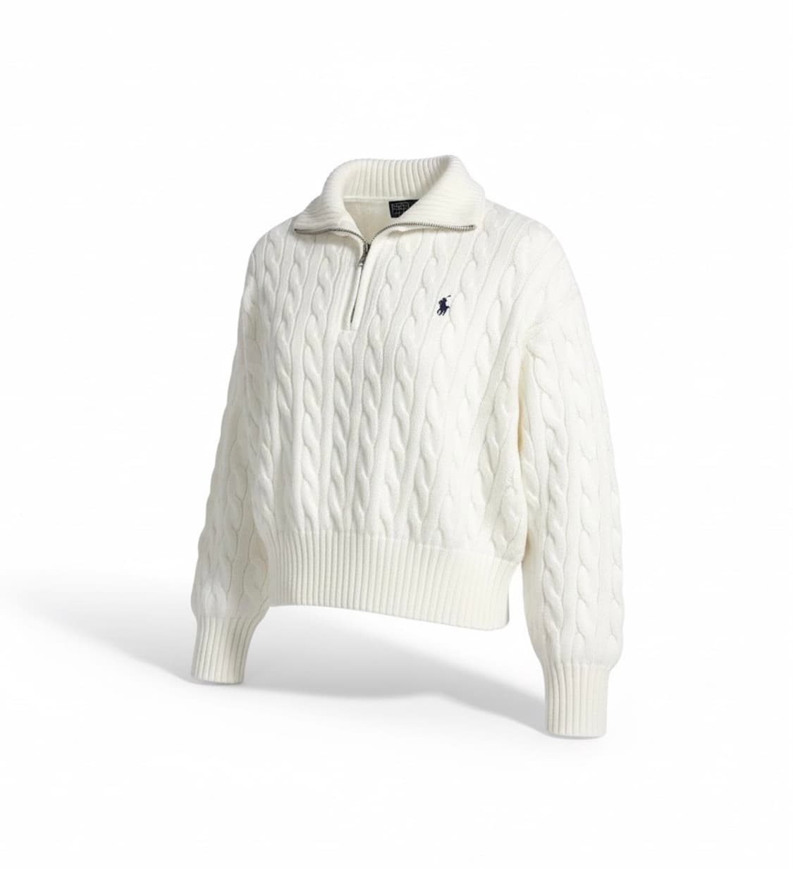 폴로 랄프로렌 케이블 하프집업 니트 S 상품이미지1