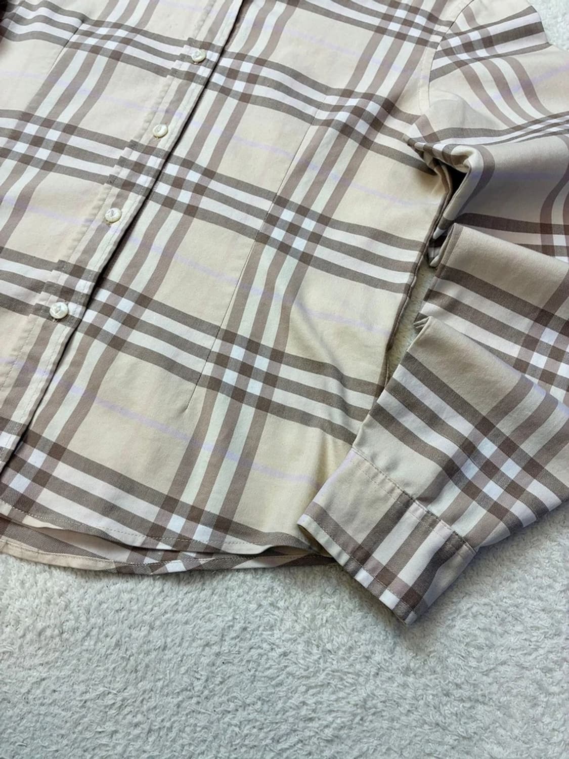 버버리 00's 숏 노바체크 시그니처 셔츠 PN5820 상품이미지3
