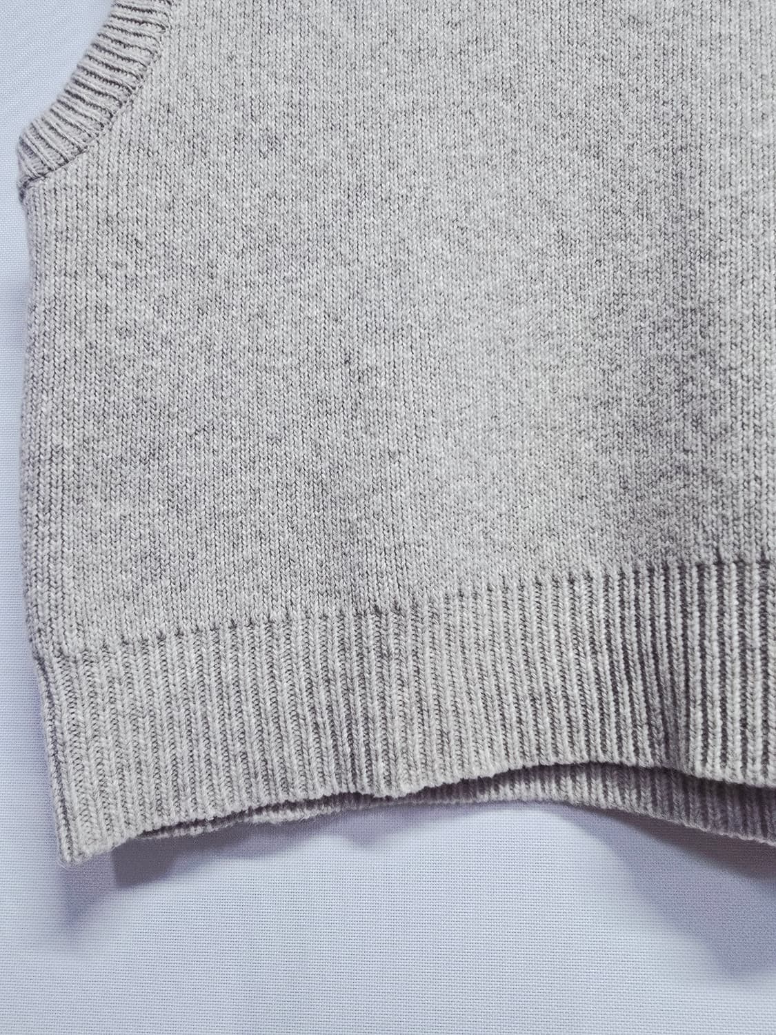 RE_L 리엘 브이넥 니트 조끼 베이지 FREE 상품이미지3