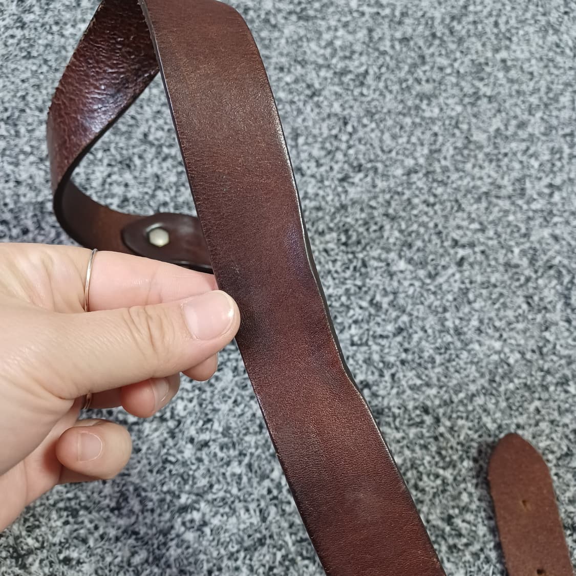 빈티지 가죽 벨트 상품이미지4