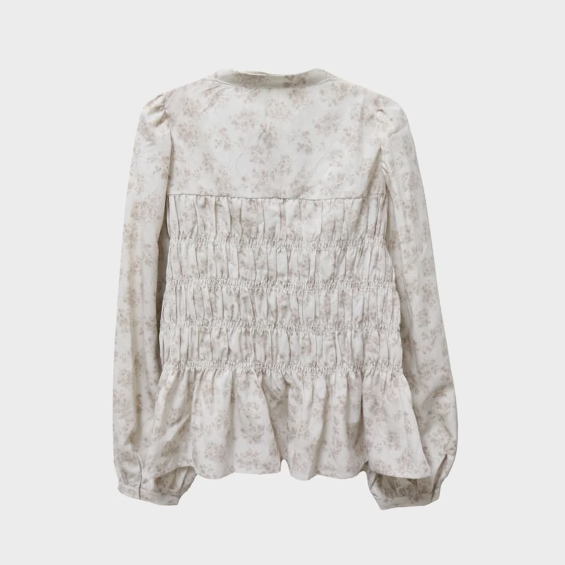 GRL 플라워 스모크 밴딩 블라우스 64654 상품이미지2