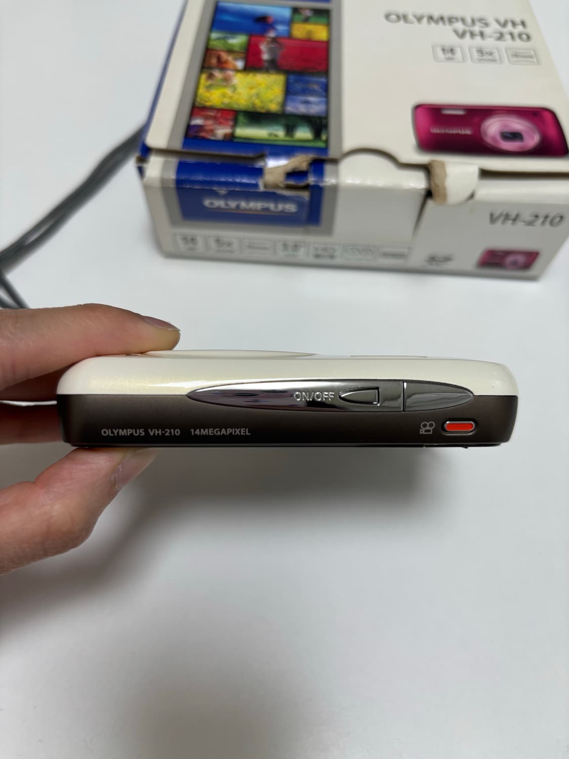 작례o, 소프트포커스) 올림푸스 VH-210 화이트 상품이미지3